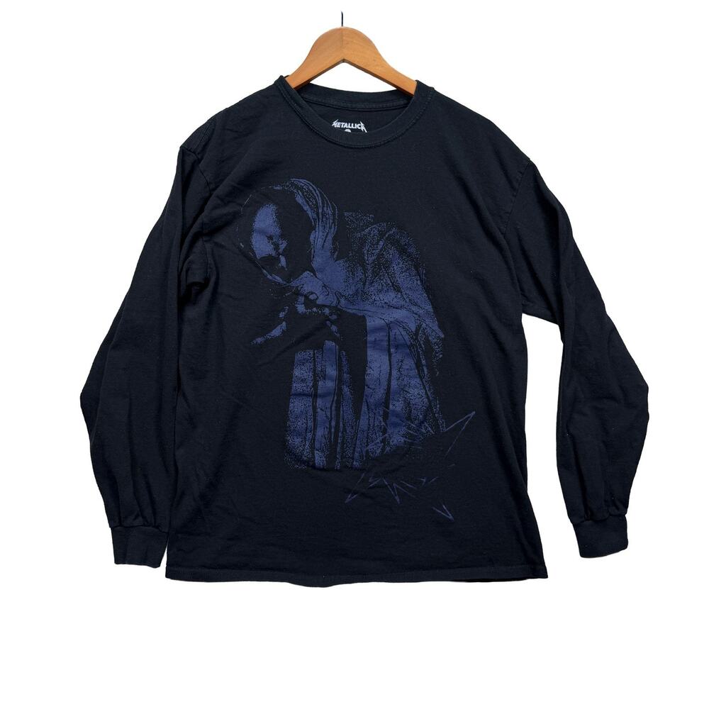 Metallica Enter Sandman Black L/S Metal Rock Band T-Shirt sz L